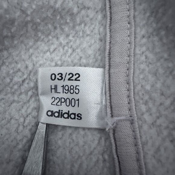 Adidas Color Block Essential 3-stripe Logo Mens Size XL, Tan Green Gray Hoodie - Picture 4 of 5